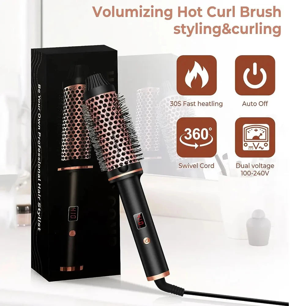 3 in 1 Ionic Hair Curler Straightener Professional 